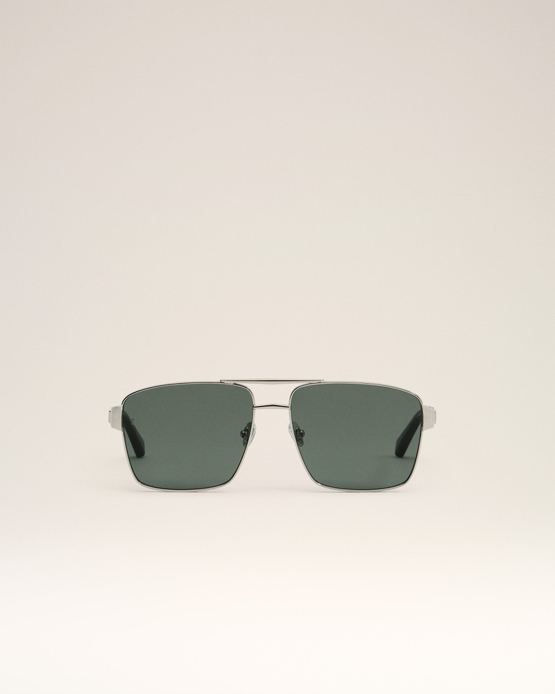 SILVER STAINLESS STEEL 75007 SUNGLASSES 1