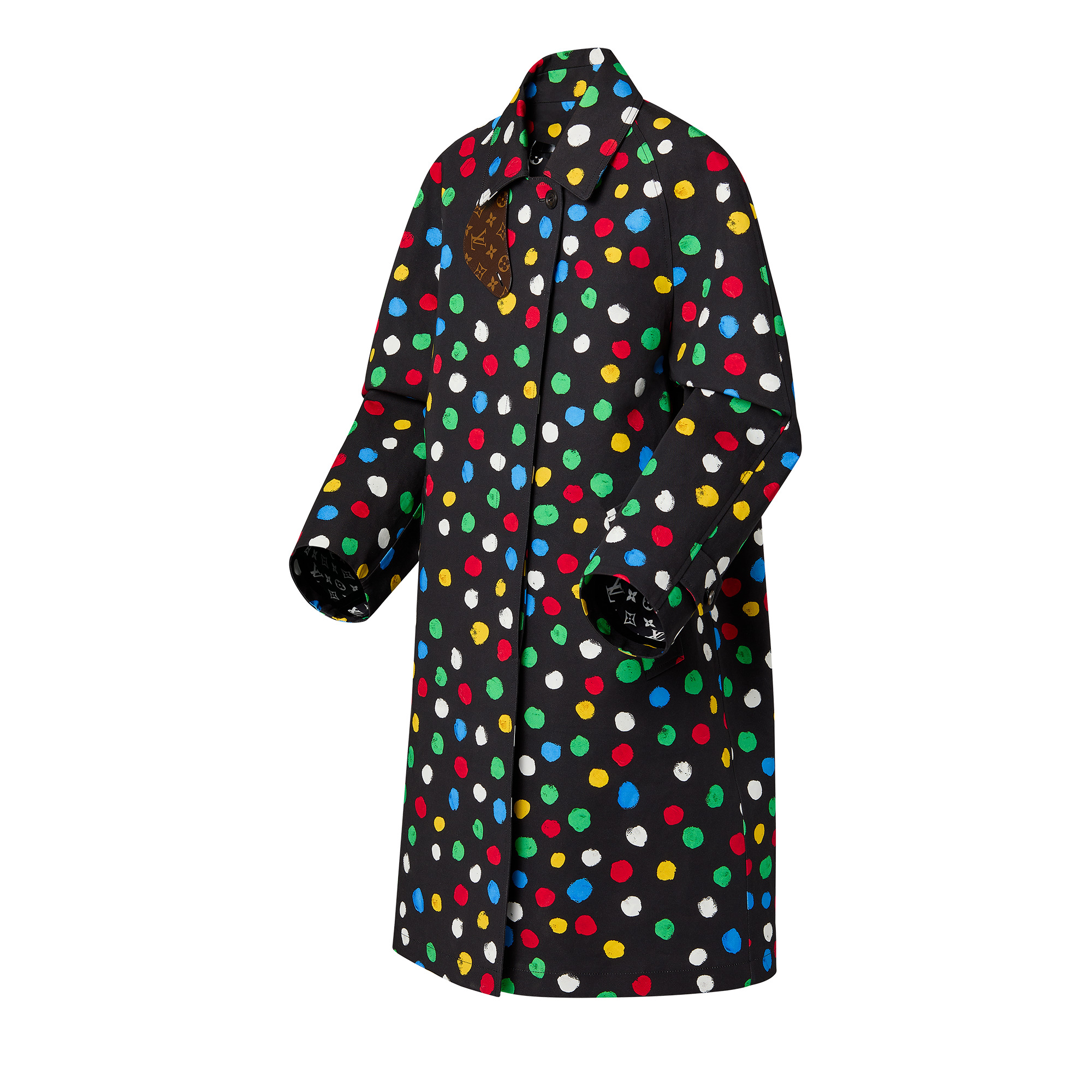 LV x YK Painted Dots Trench Coat - 2