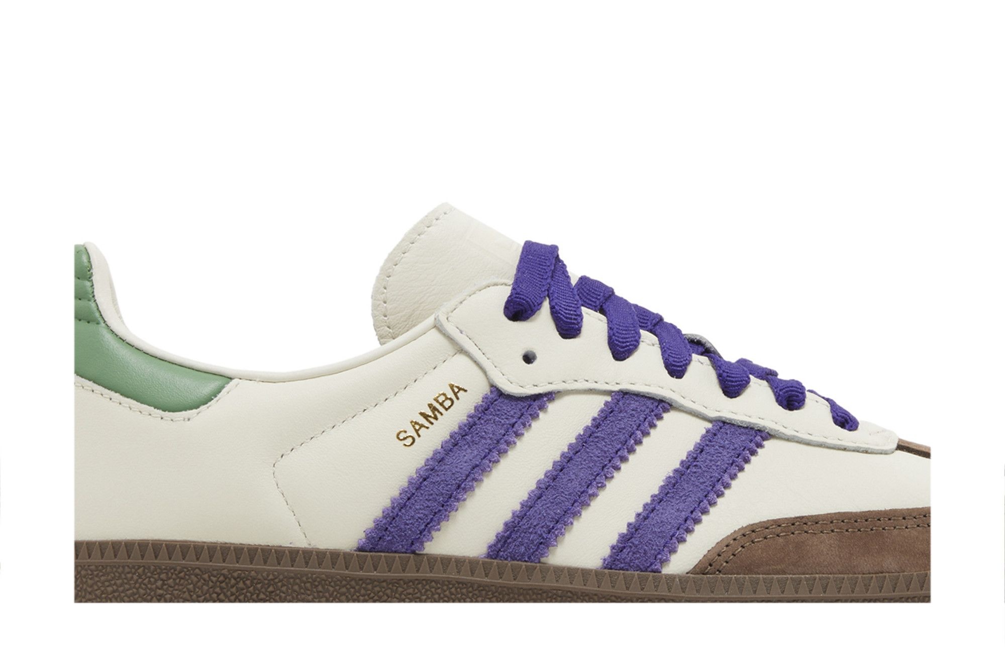Wmns Samba OG 'Off White Purple Green' - 2