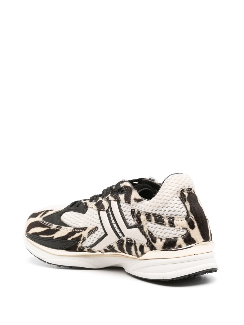 logo-embroidered sneakers - 3