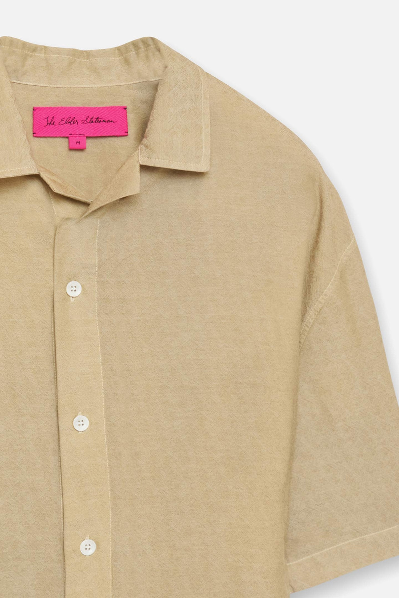 The Elder Statesman JAQUARD SILK CAMP SHIRT outlook