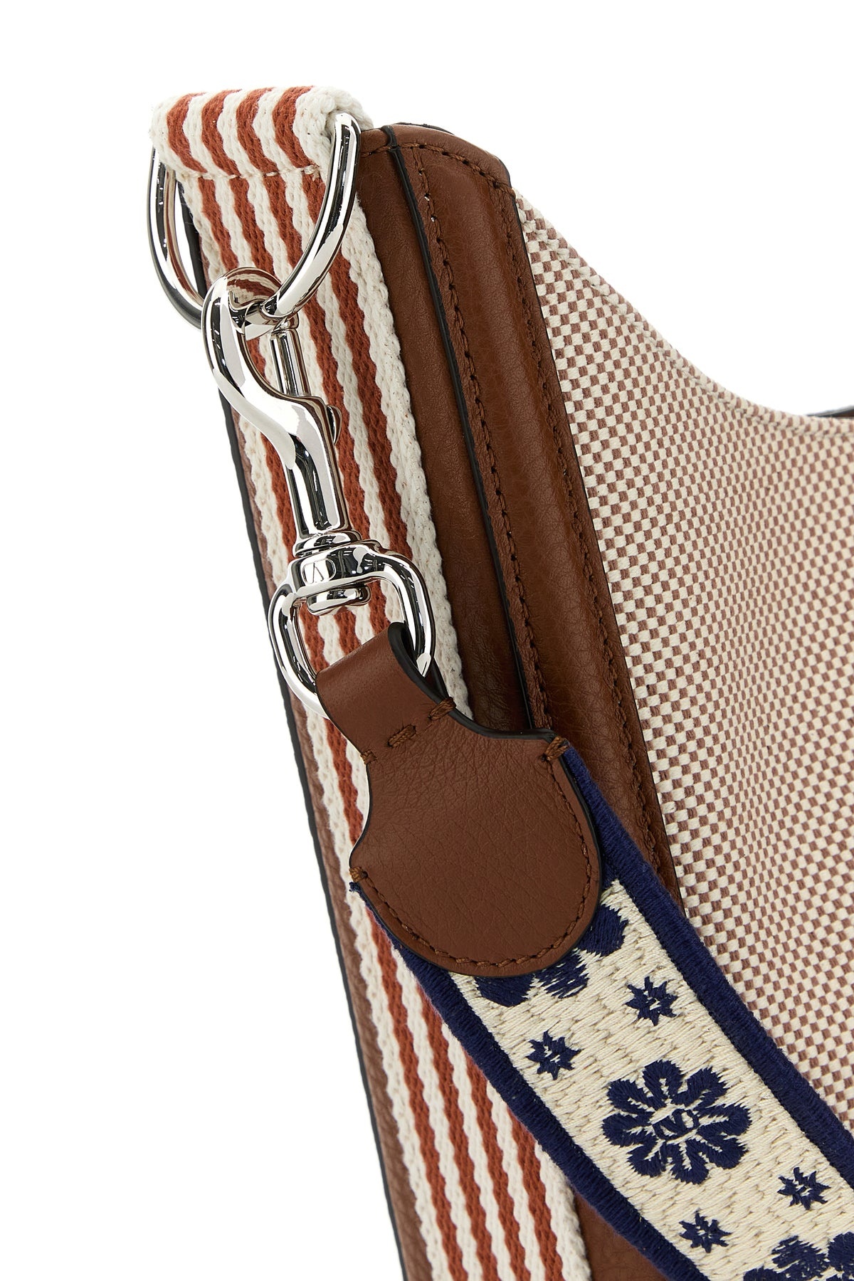 Top-tone canvas VLogo Signature shoulder bag - 4