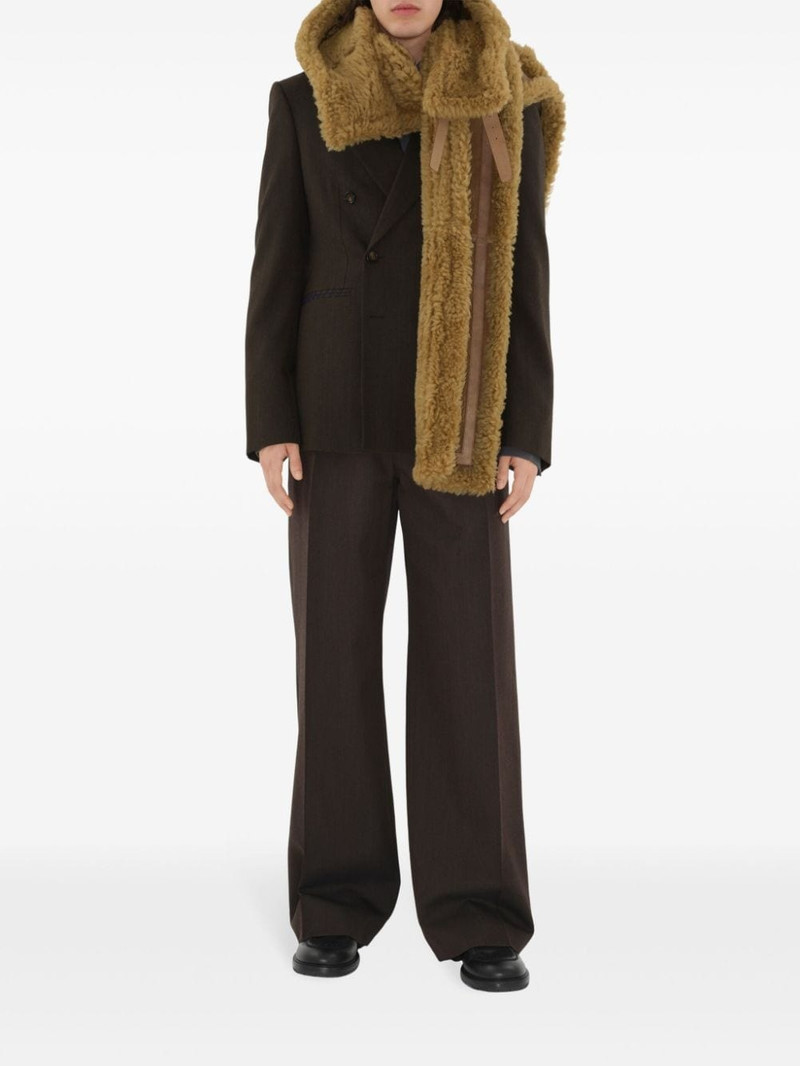 hooded shearling scarf 3