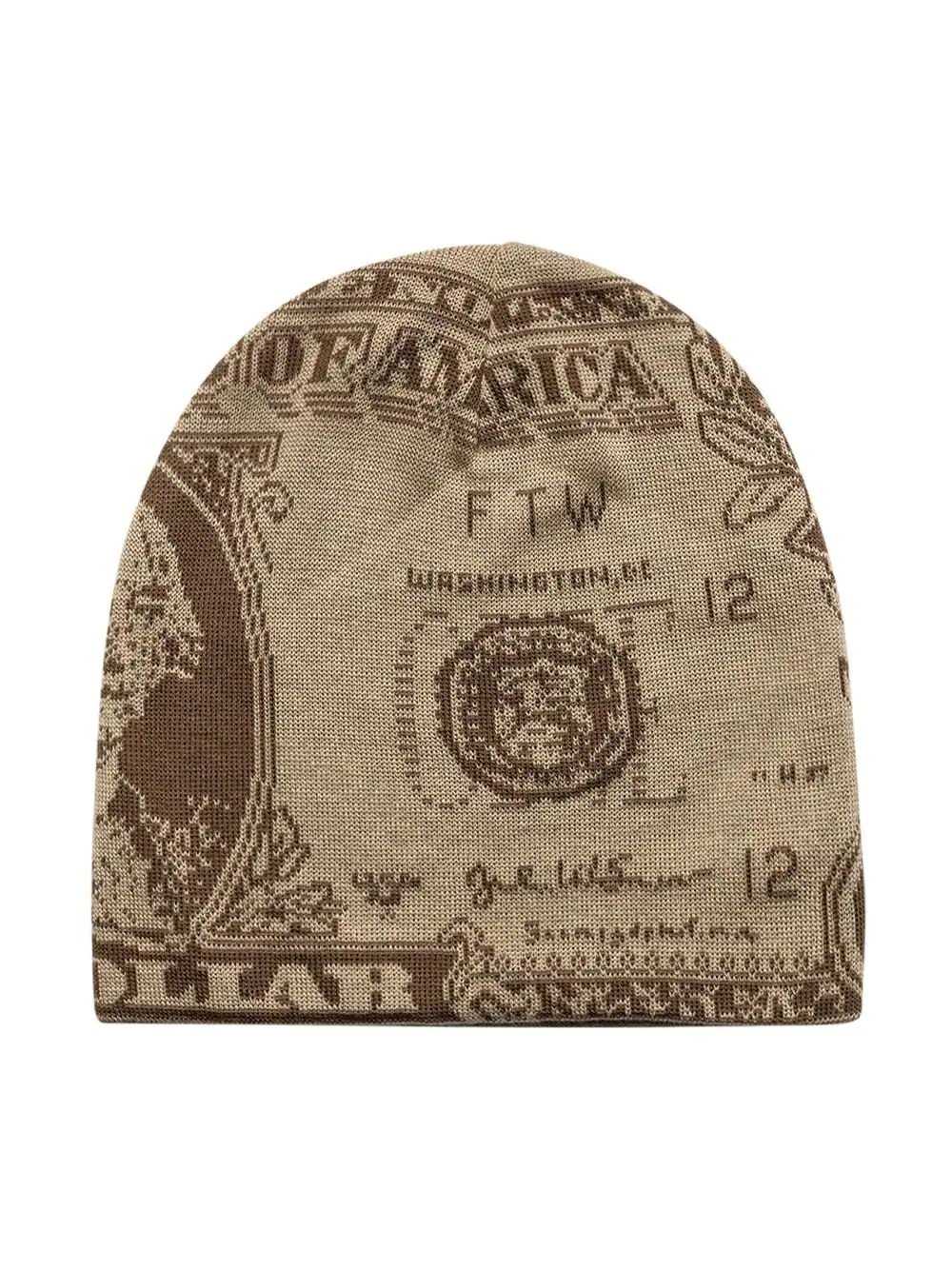 Dollar graphic-print beanie hat - 2