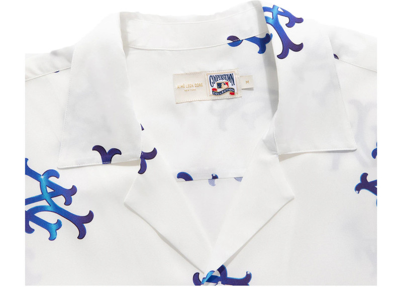 AIMÉ LEON DORE Aime Leon Dore x New York Mets Leisure Shirt White outlook