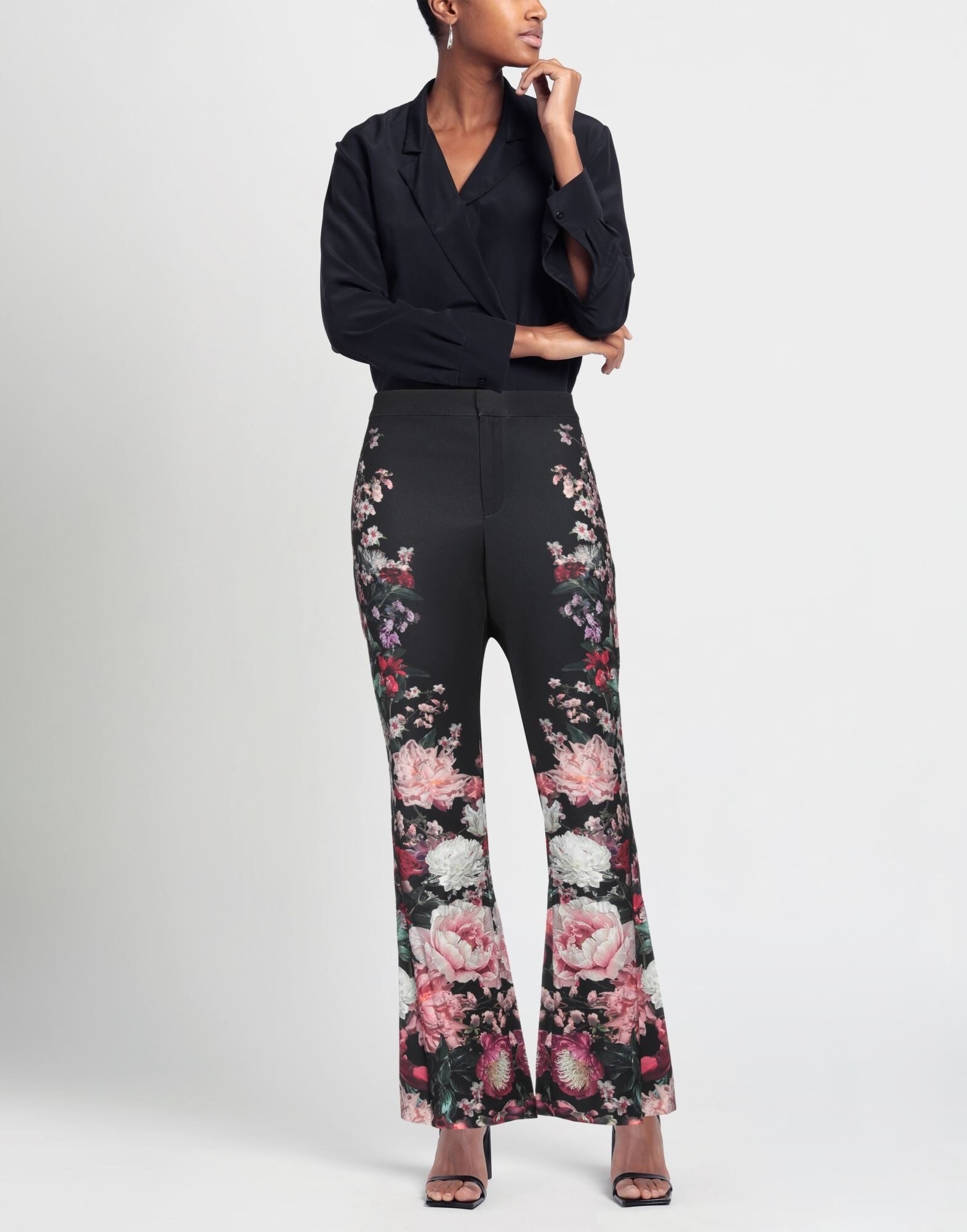 Black Women's Casual Pants - 2