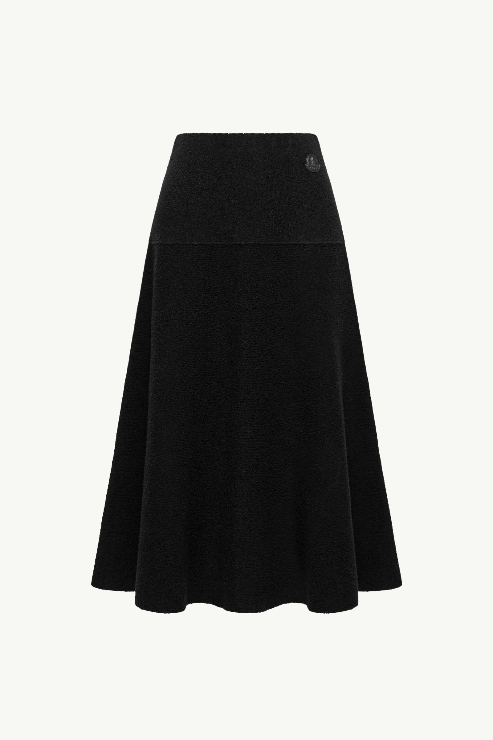 Bouclé Wool Blend Midi Skirt - 1