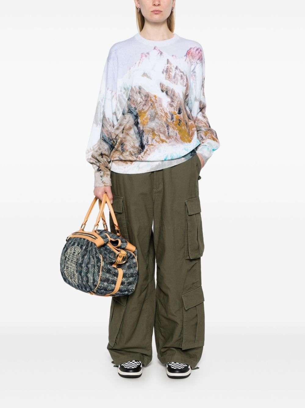 cotton cargo pants - 3