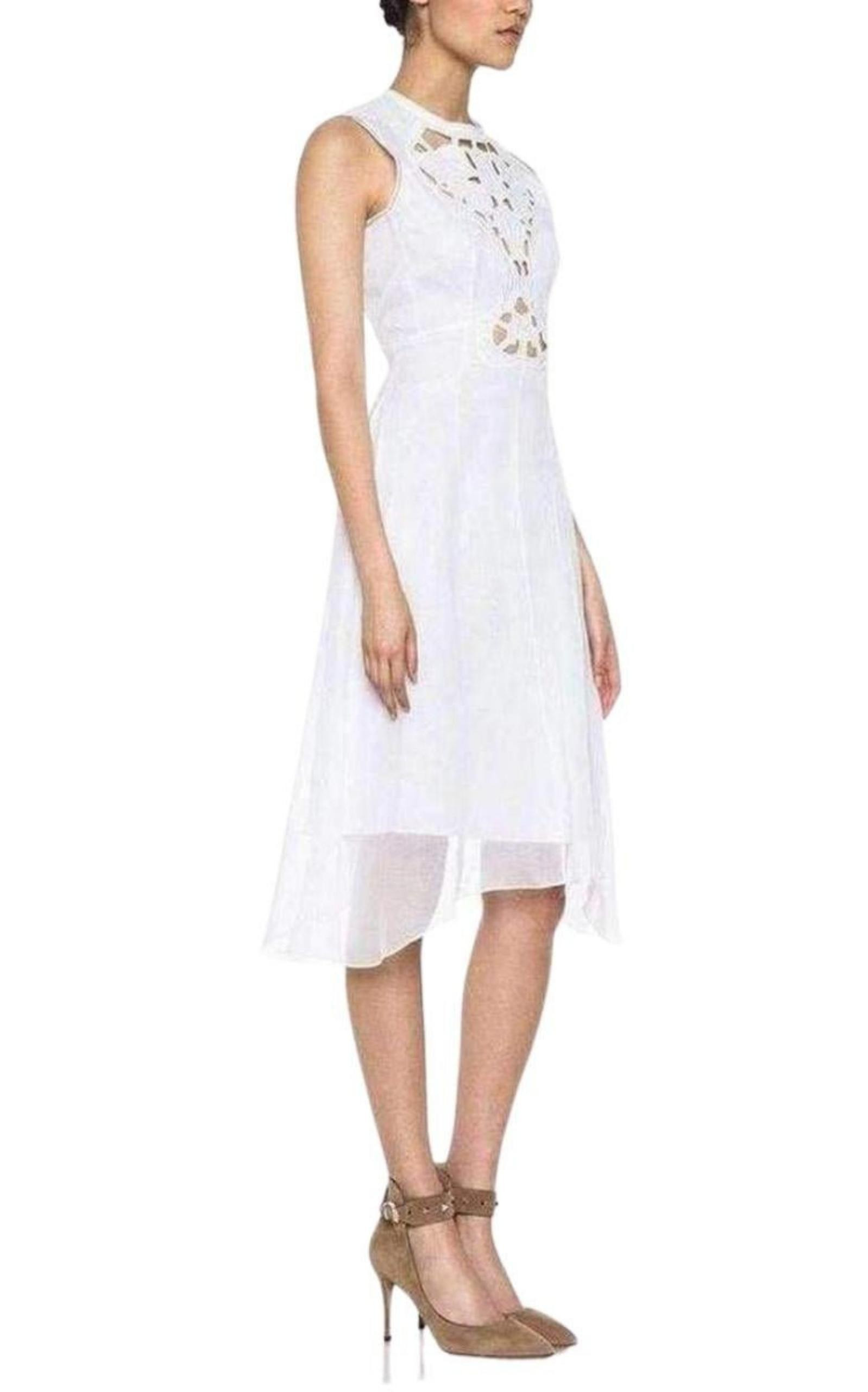 Cutout Cotton Organza Dress - 2
