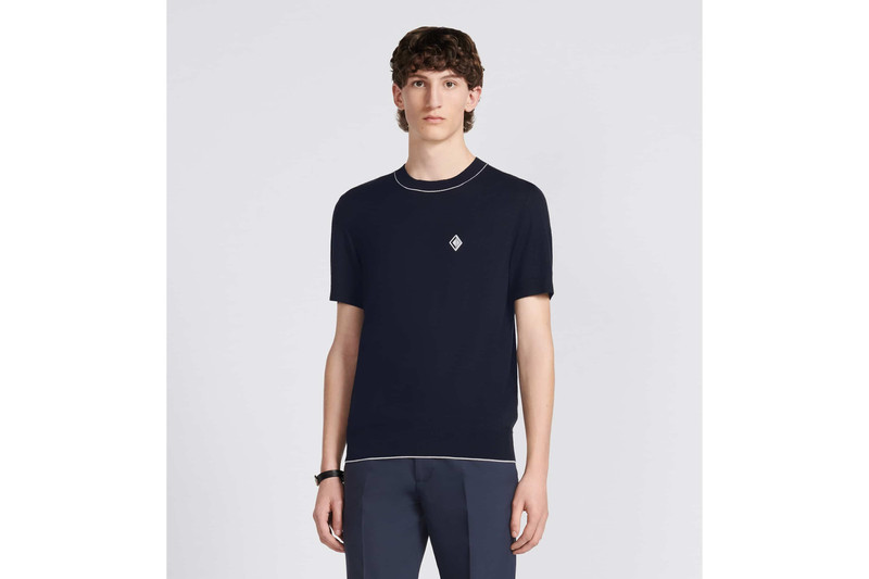 CD Diamond Regular-Fit Short-Sleeved Sweater 4