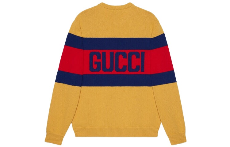 Gucci 100 Wool Sweater 'Yellow Red Blue' 676393-XKB43-7123 - 2