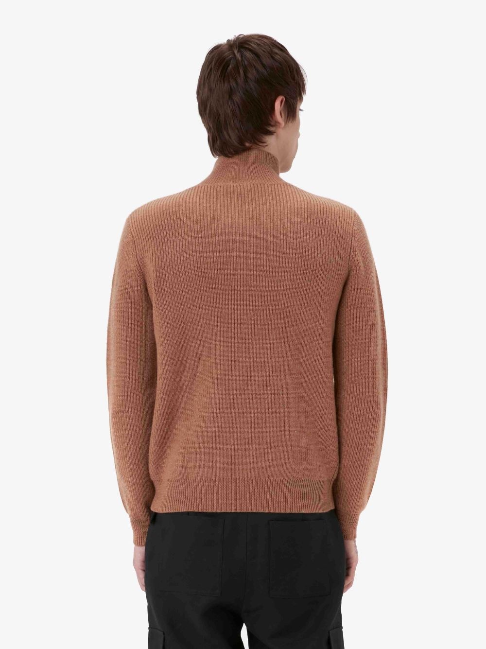 Puller half-zip ribbed jumper - 3