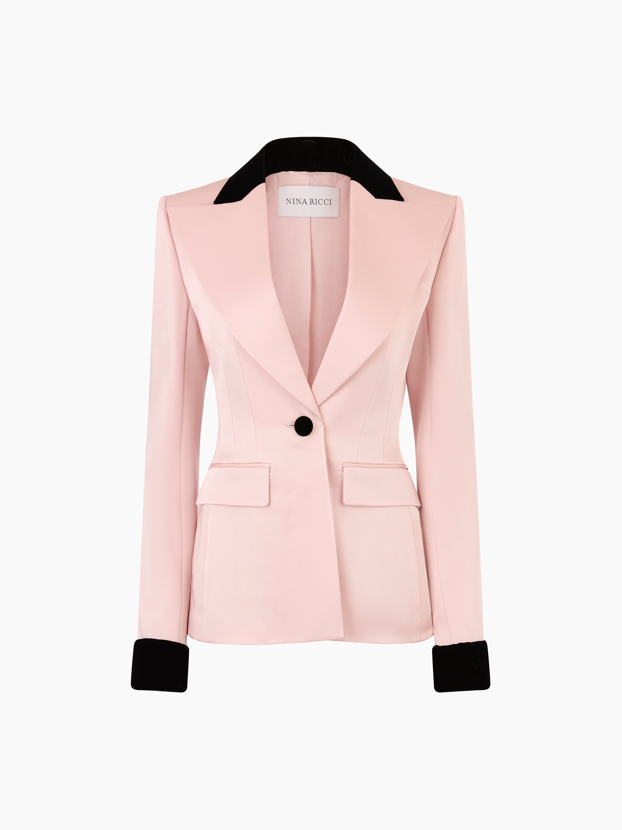 BLAZER WITH CONTRASTING DETAILS - 5