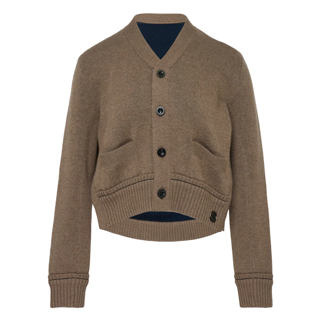 Cashmere Knit Cardigan - 1