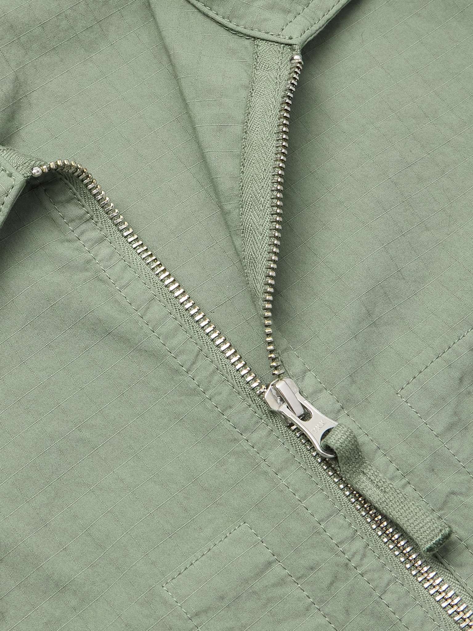 Logo-Appliquéd Cotton-Blend Ripstop Overshirt - 5