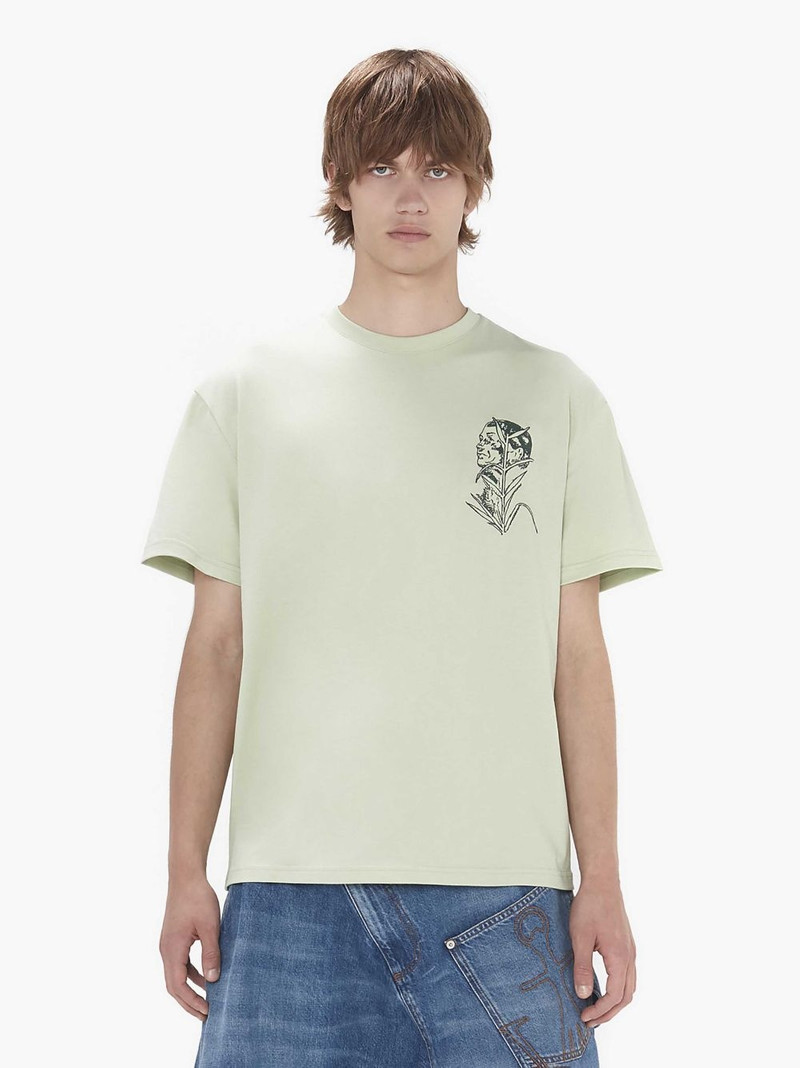JW Anderson EMBROIDERED T-SHIRT - POL ANGLADA ARTWORK outlook