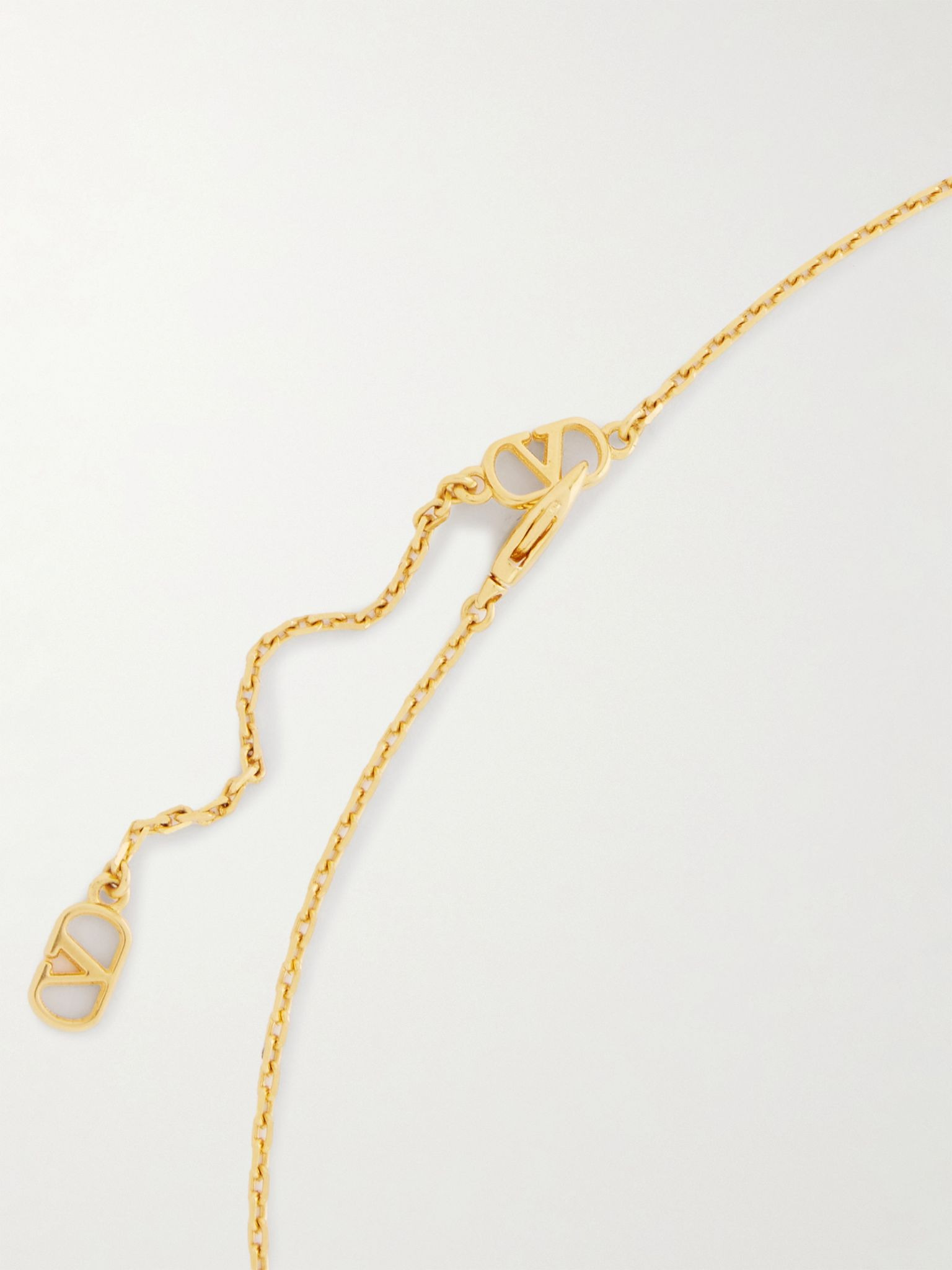 Scorpion gold-tone crystal necklace Gold - 3