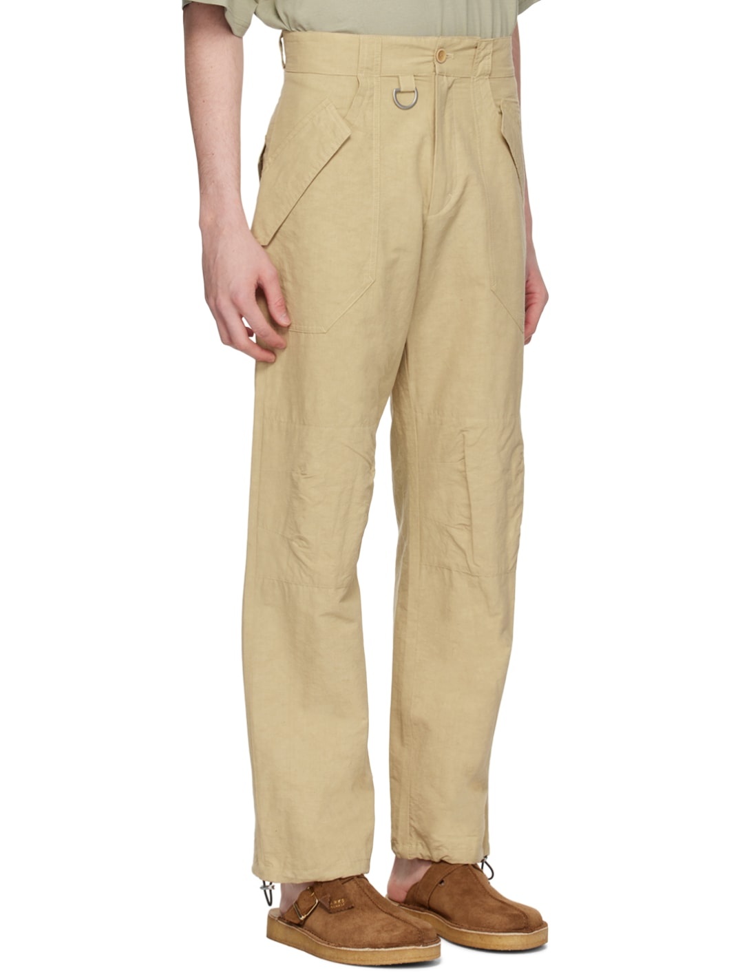 Beige Stymir Trousers - 2