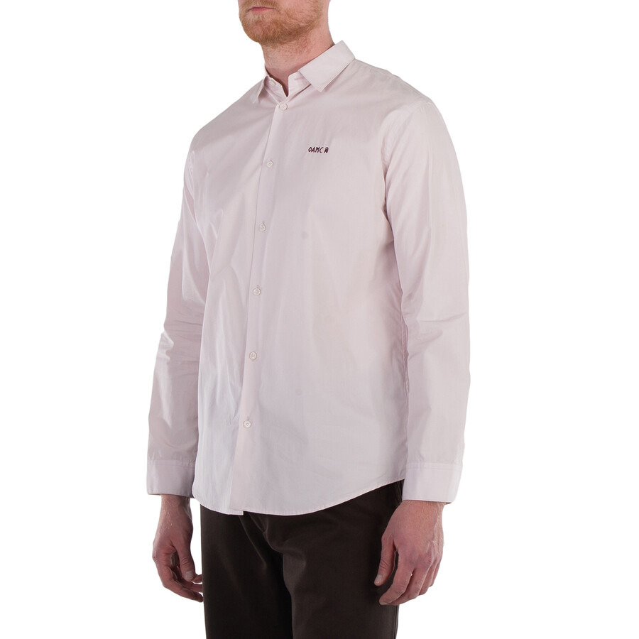 OAMC Men's Fog Grey New Universe Long-Sleeve Lumen Shirt - 2