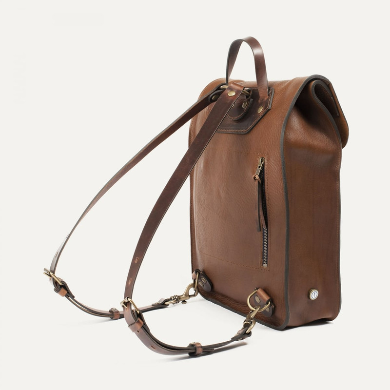 PUNCHO BACKPACK - AMBER BROWN 3