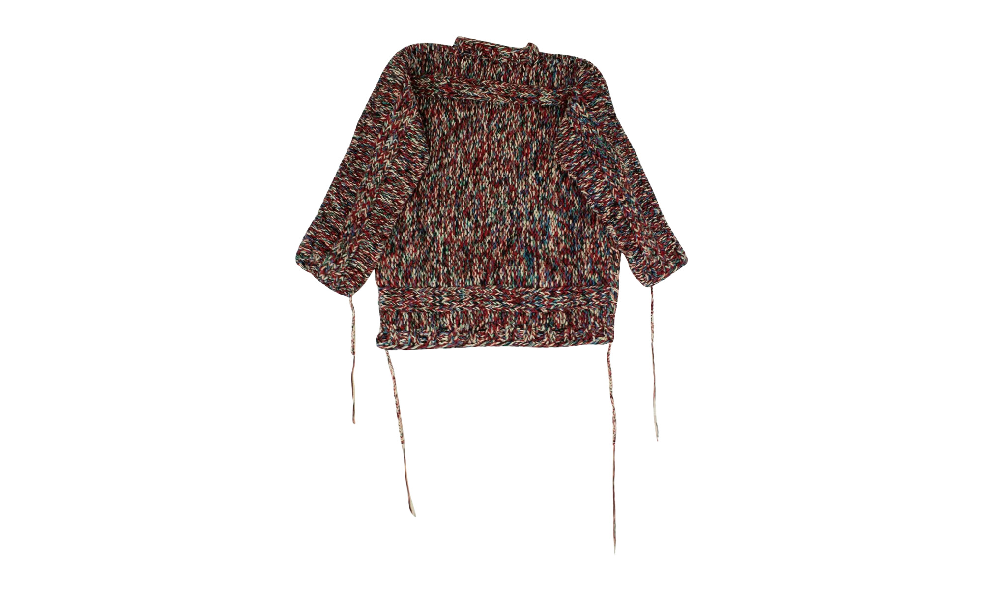 VIRGIL ABLOH Red/Multicolored Climb Rope Sweater "Red" - 2
