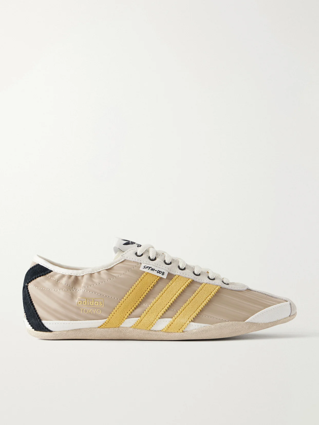 + Song For The Mute Tokyo Suede And Leather-trimmed Shell Sneakers - 1