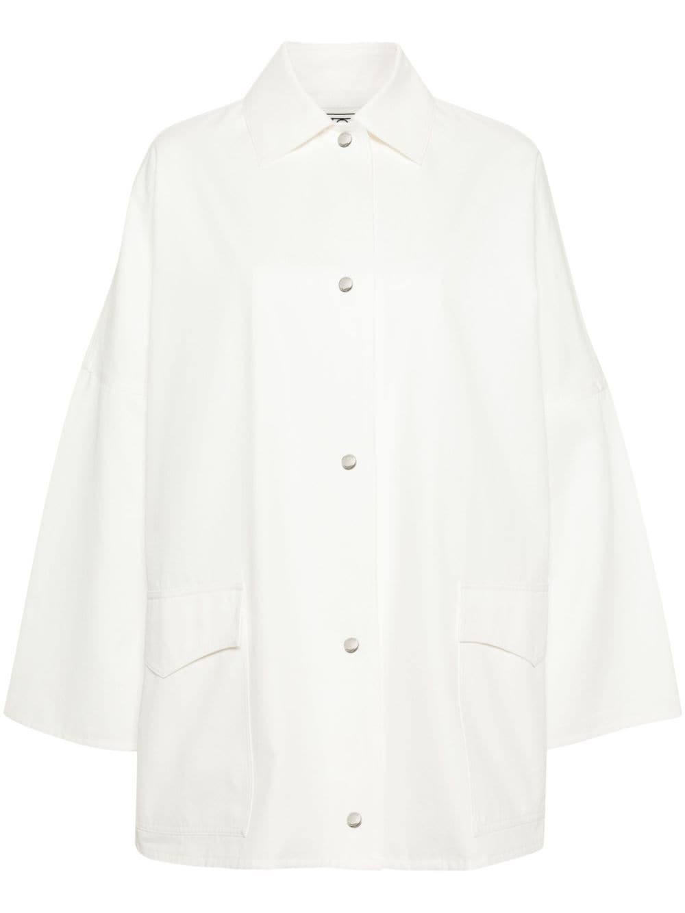 organic-cotton shirt jacket - 1