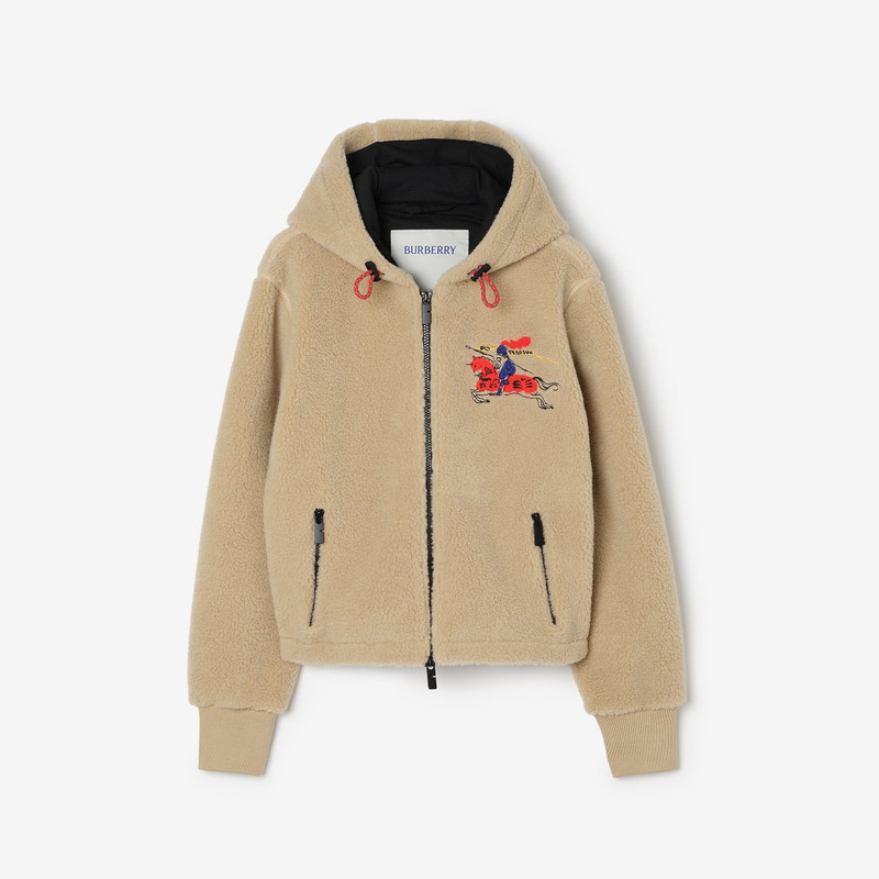 Cropped EKD Wool Cashmere Blend Fleece 1