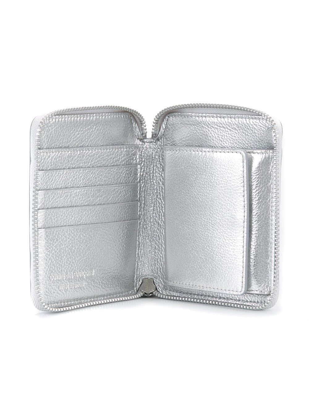 metallic zip wallet - 3