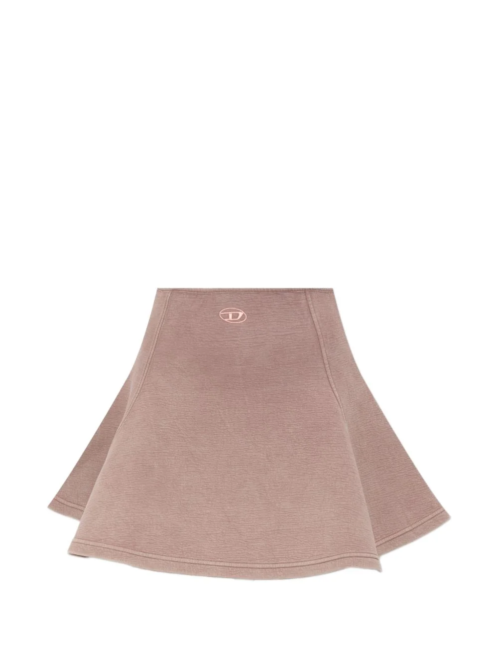 O-Alba logo-embroidered flared skirt - 1
