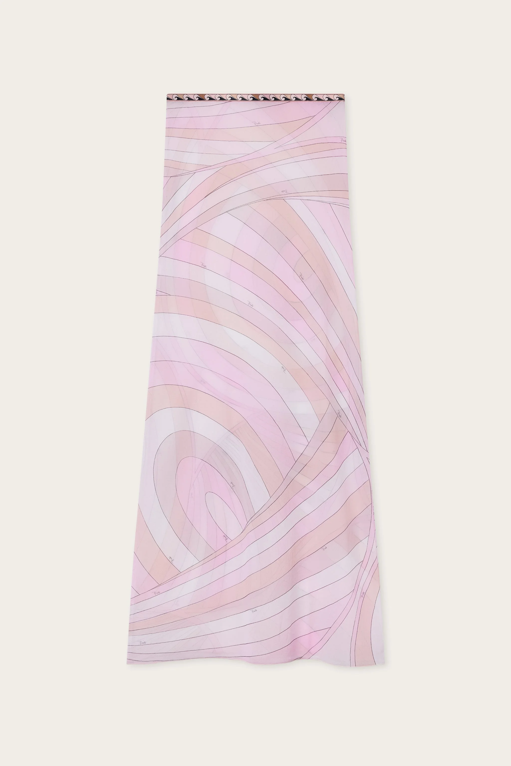 IRIDE PRINT TULLE SKIRT - 1