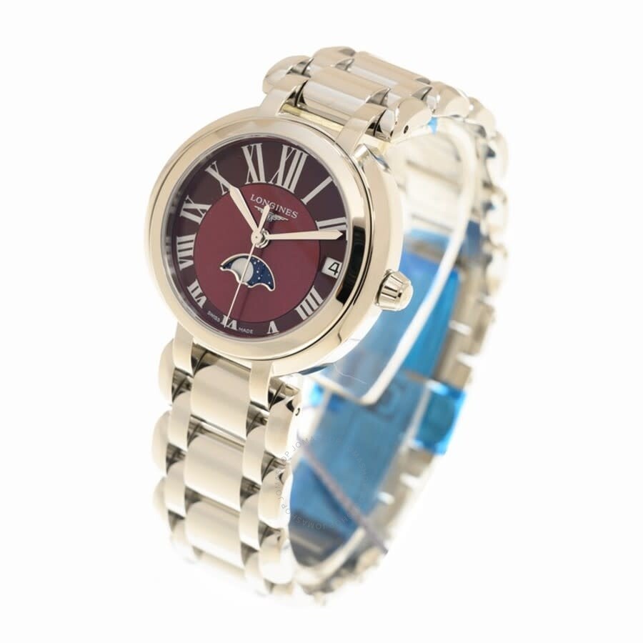 Longines Primaluna Quartz Red Dial Ladies Watch L8.115.4.92.6 - 4