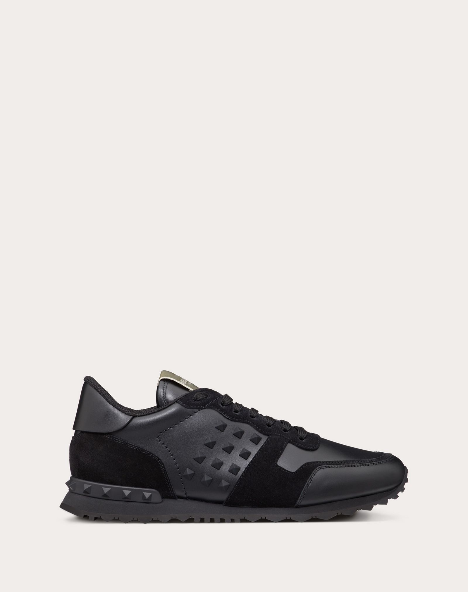 Calfskin Rockstud Sneaker - 1