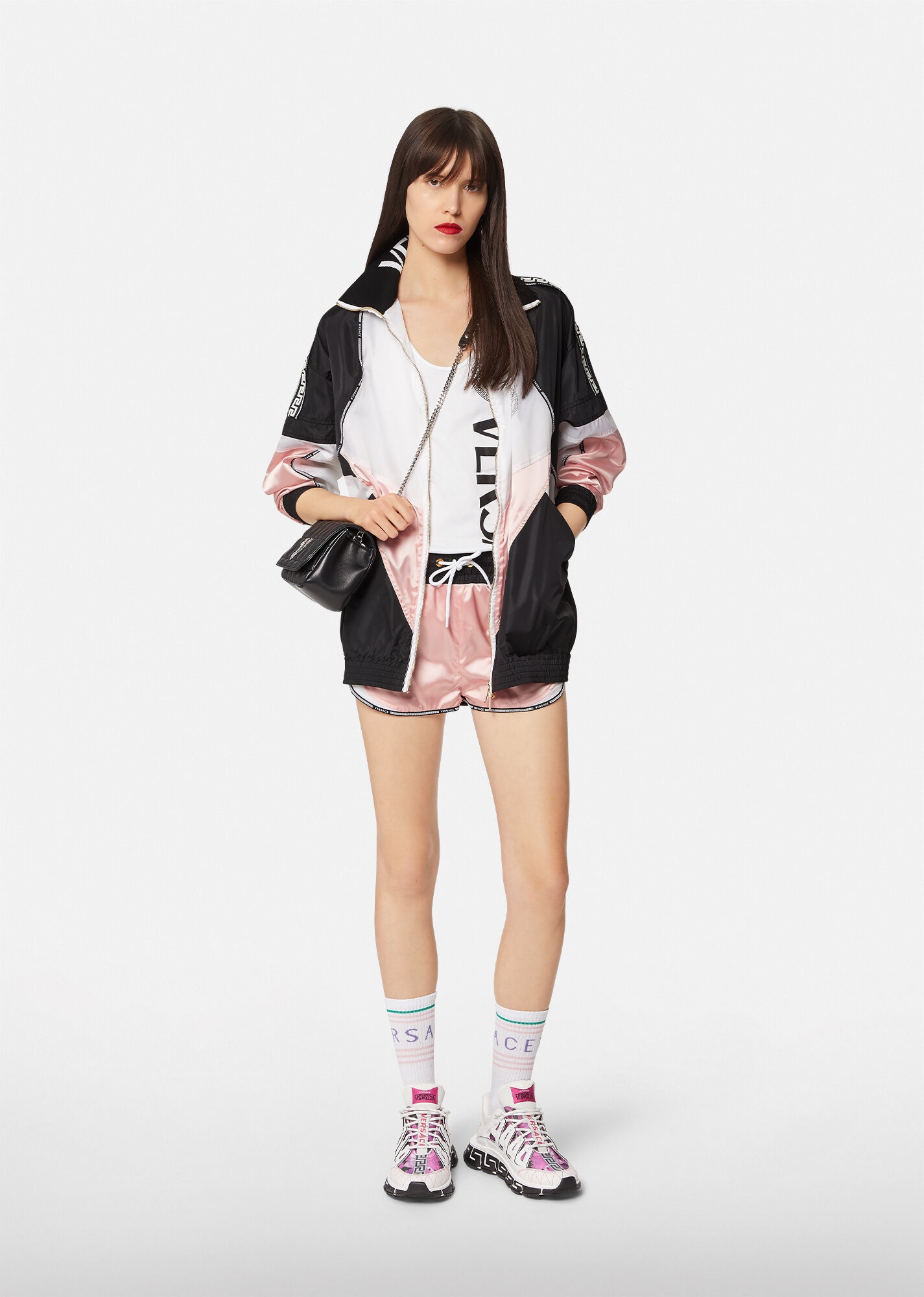 Nylon & Satin Jacket - 4