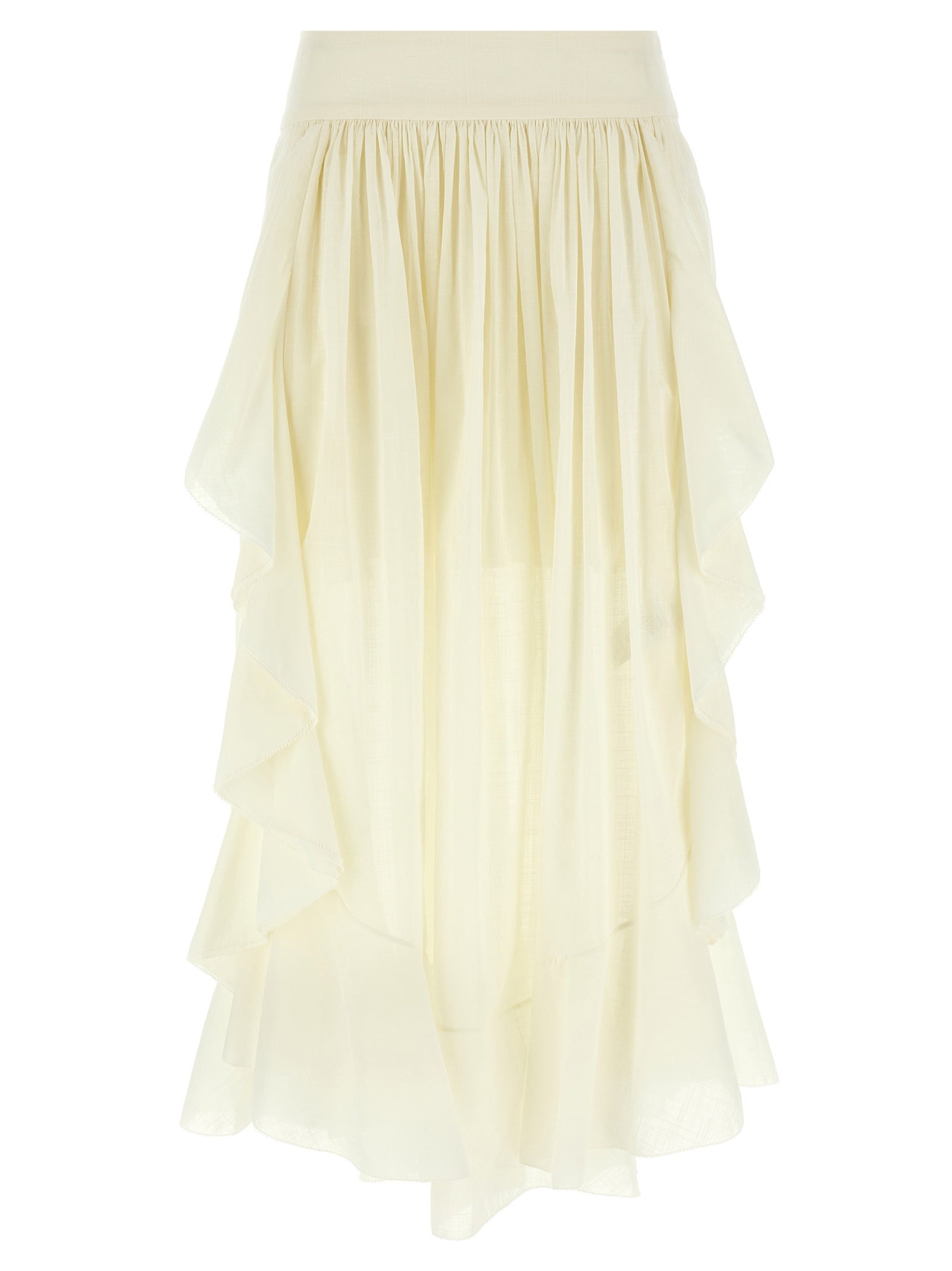 スカート Zimmermann SS25 'Acacia Ruffle' skirt (2457SRS252 TEA) Zimmermann Zimmermann Women 'Acacia Ruffle' Skirt | luosophy