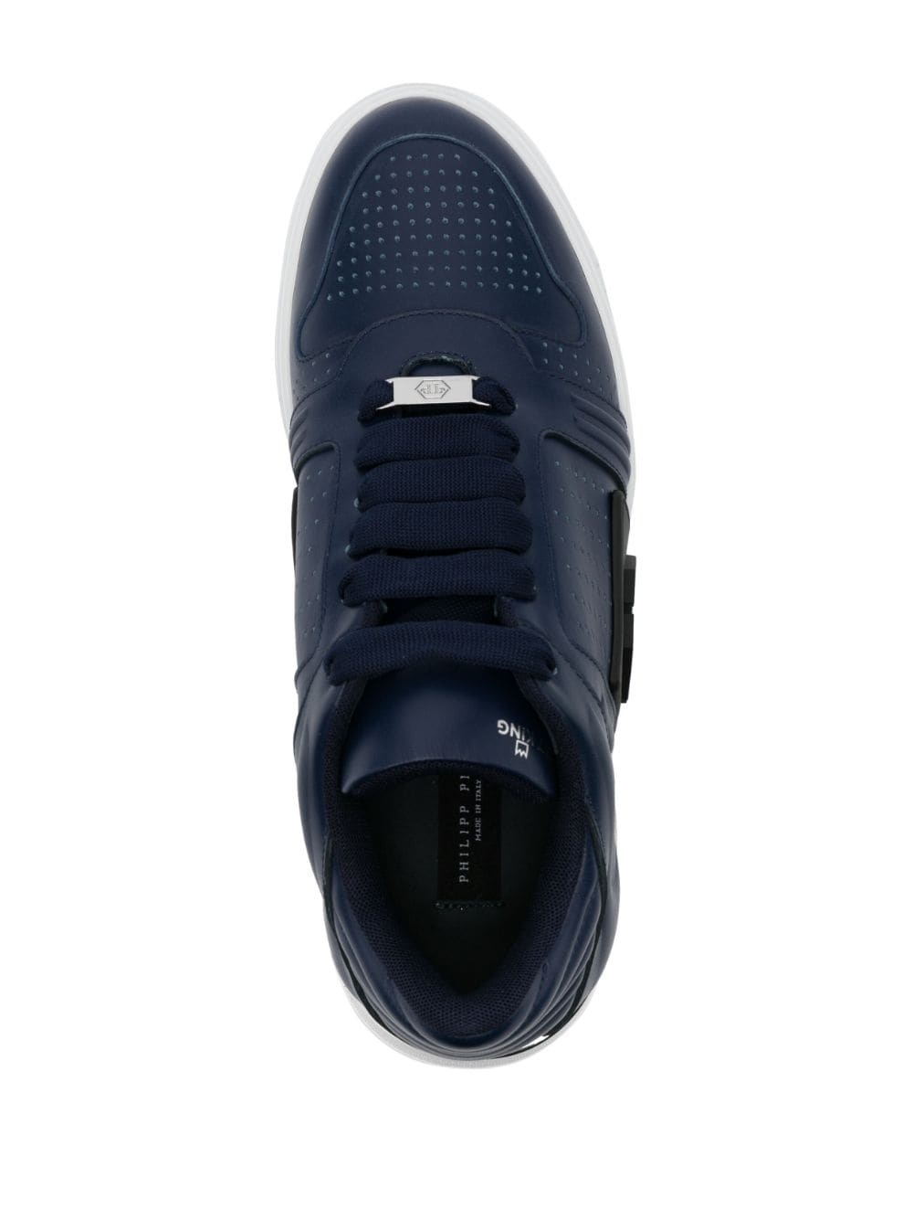 Nubuck Phantom low-top leather sneakers - 4