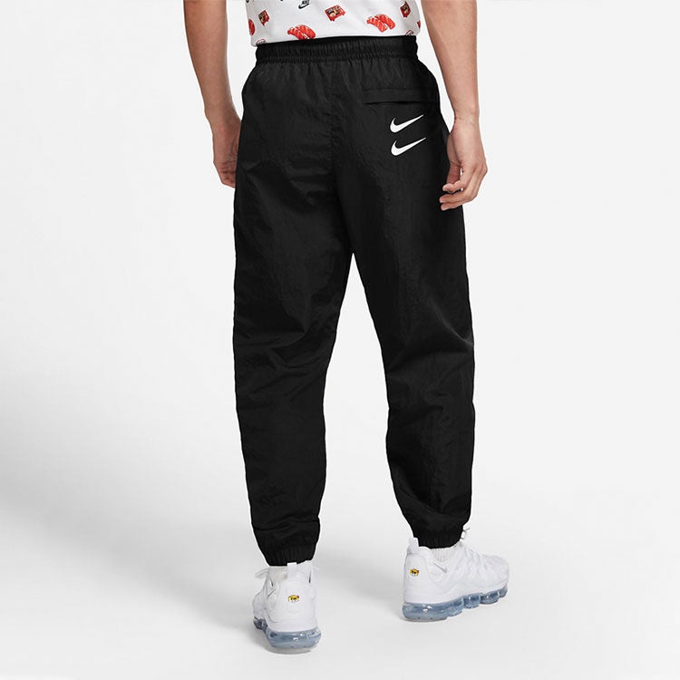 Men's Nike Cone Embroidered Woven Casual Sports Pants/Trousers/Joggers Black DJ0479-010 - 4