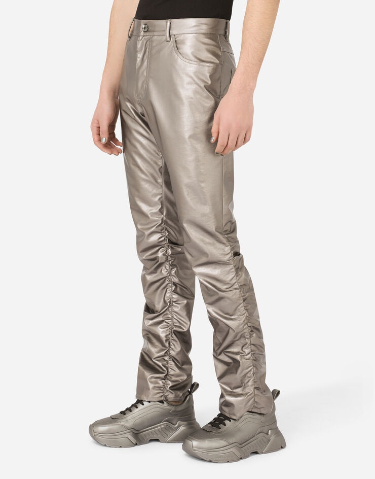 Laminated stretch technical fabric pants - 4