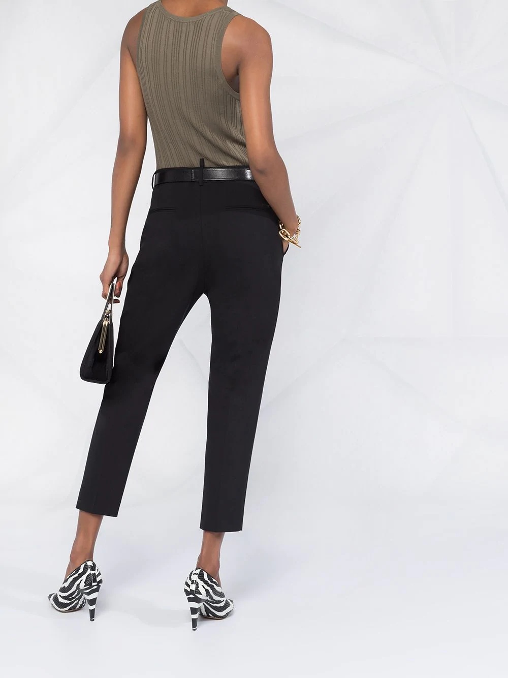 cropped tailored trousers - 4