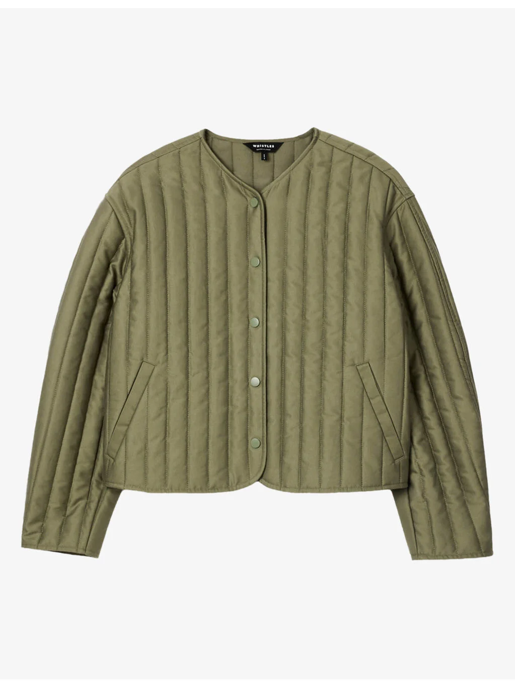 Quilted Lyocell and Cotton Jacket - 1