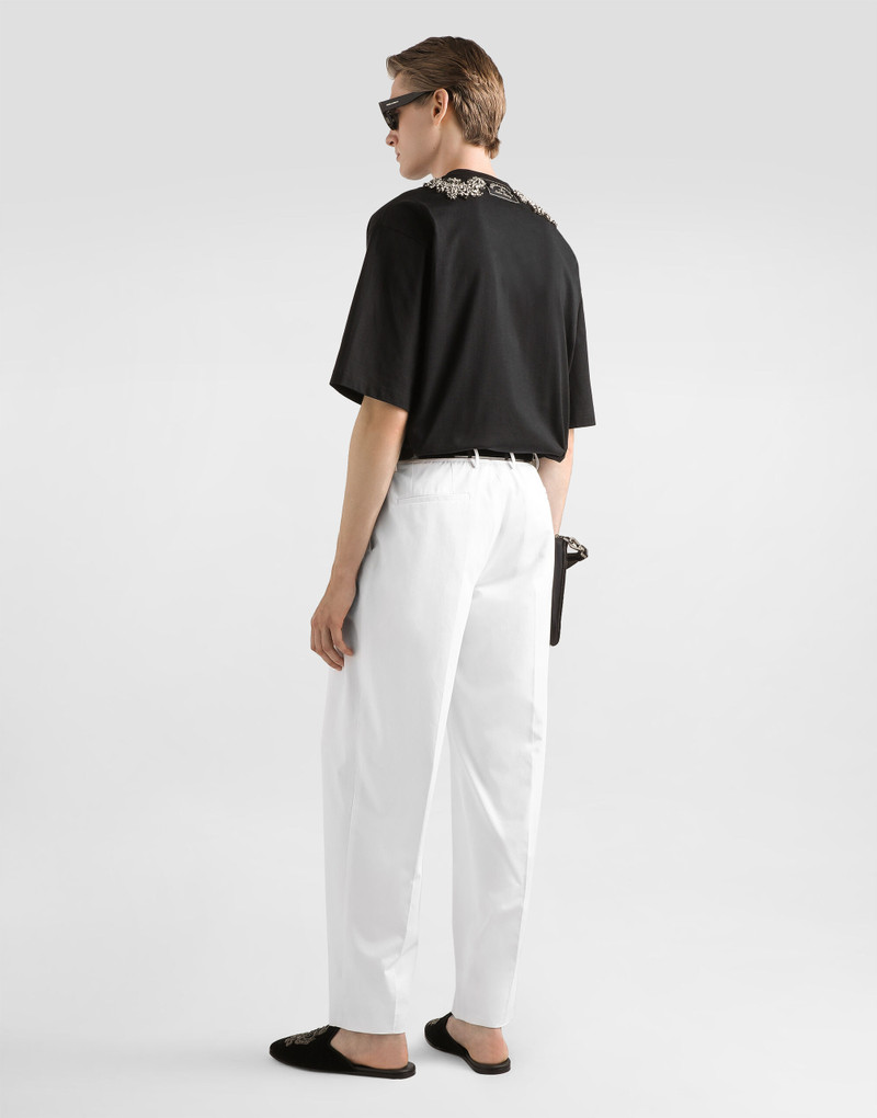 Jersey t-shirt with embroidery 3