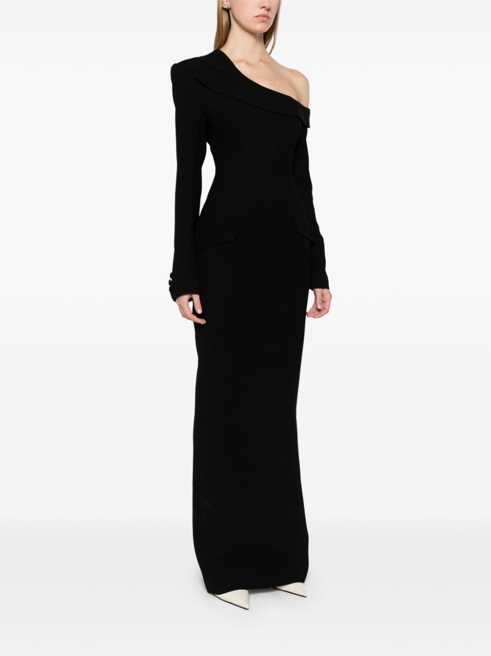 one-shoulder gown - 3