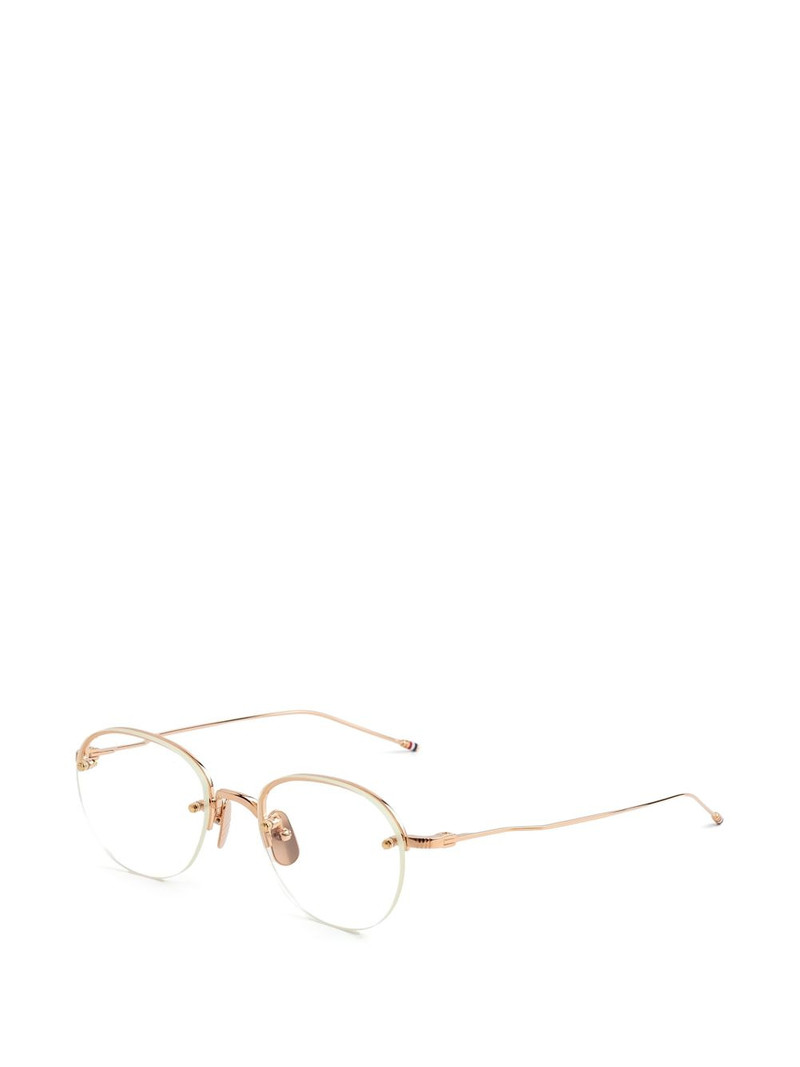 Thom Browne round-frame glasses outlook