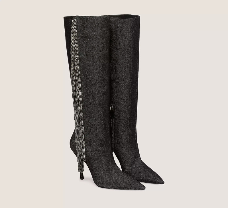 Stuart Weitzman CRYSTAL FRINGE BOOT outlook