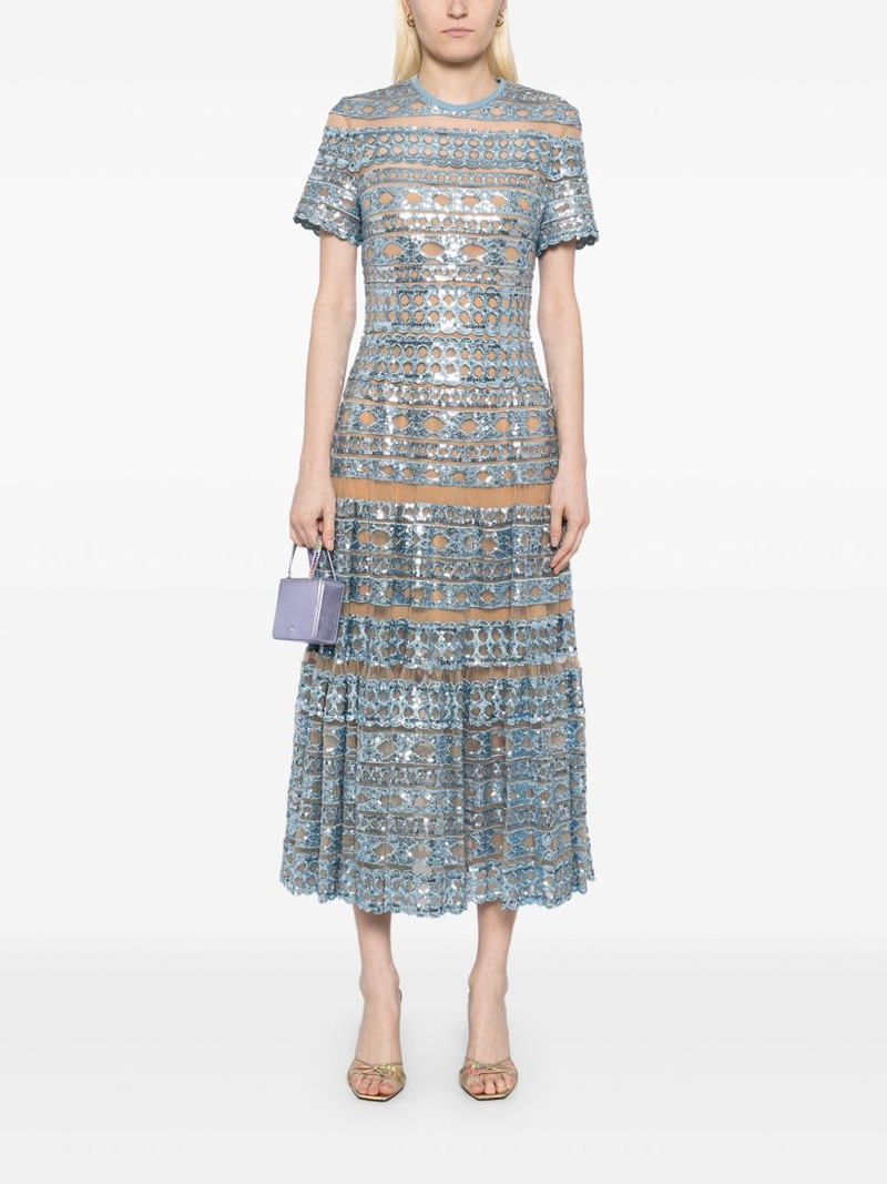 ELIE SAAB embroidered tulle dress outlook
