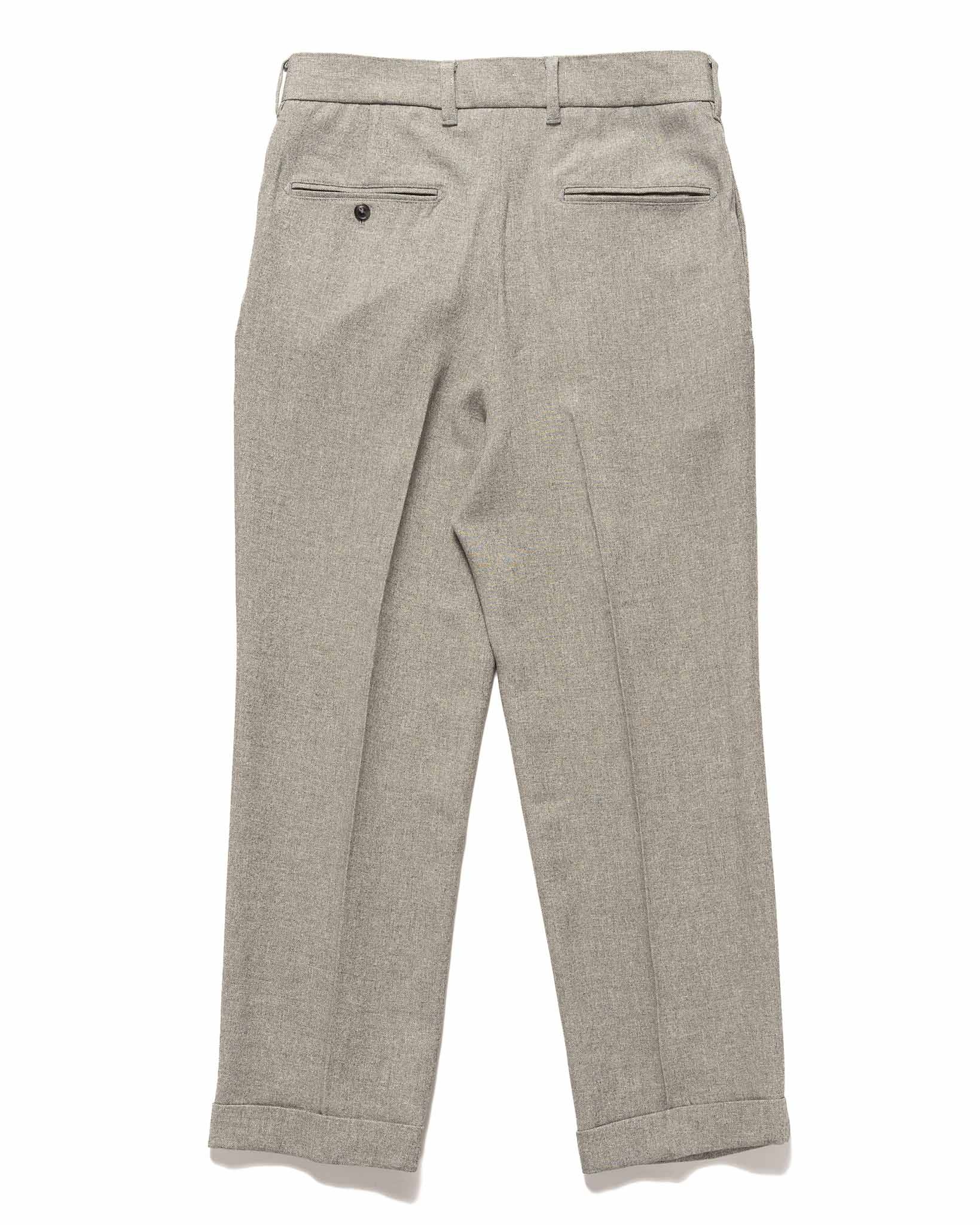 Tucked Trouser - PE/PU Stretch Twill Lt.Grey - 5