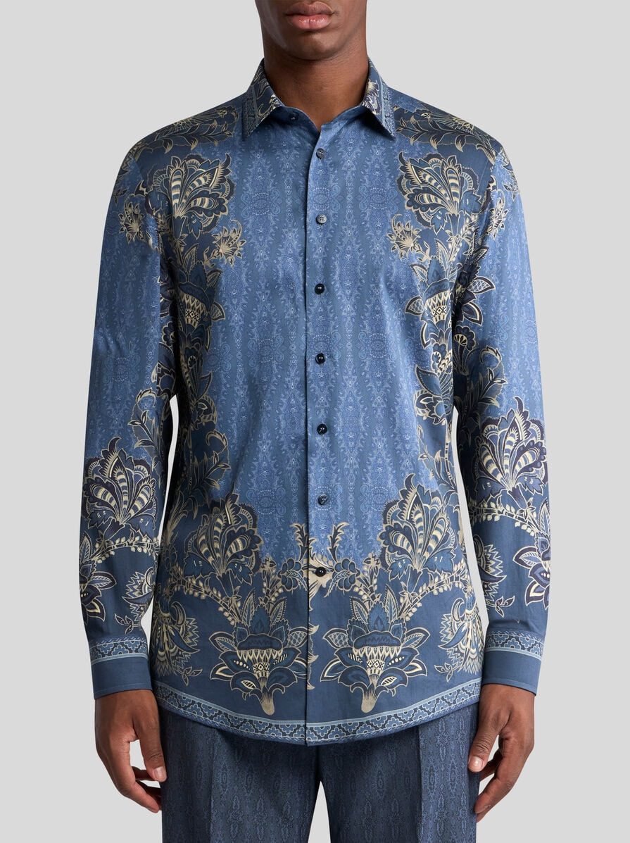 SHIRT WITH PLACED PRINT - 2