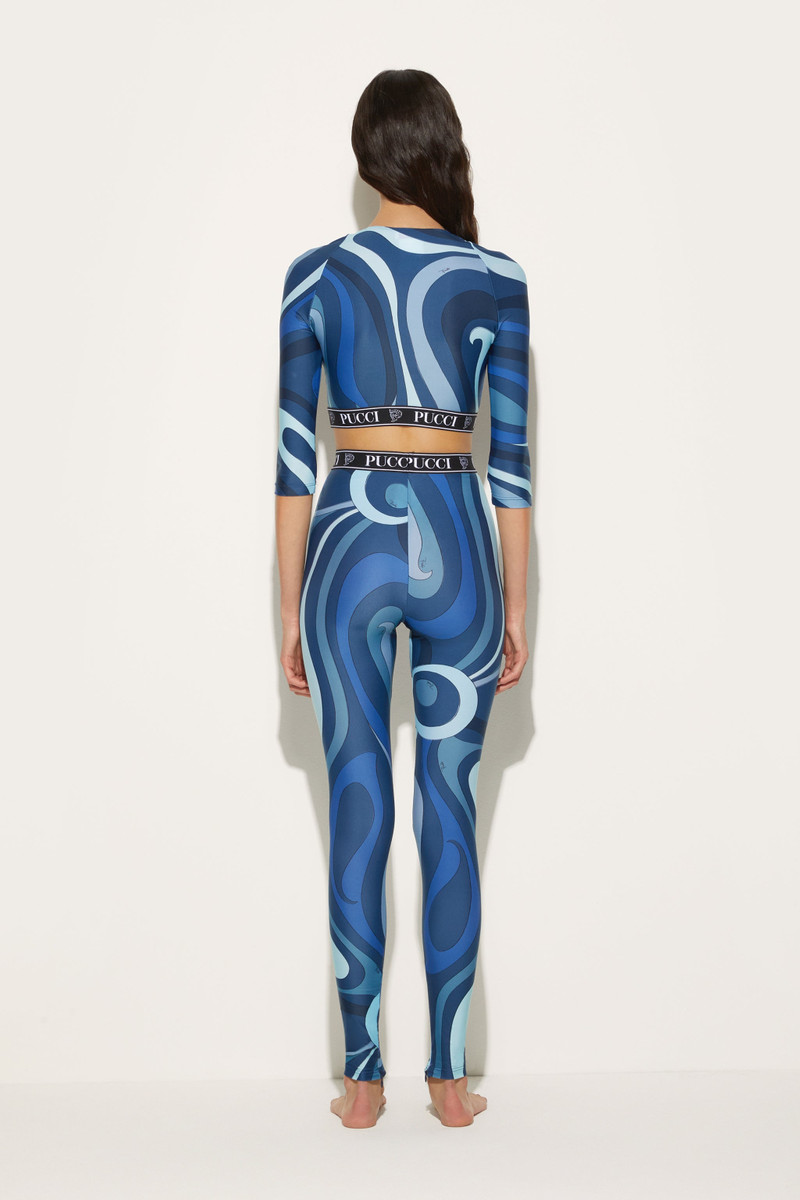 MARMO-PRINT CROP TOP 4