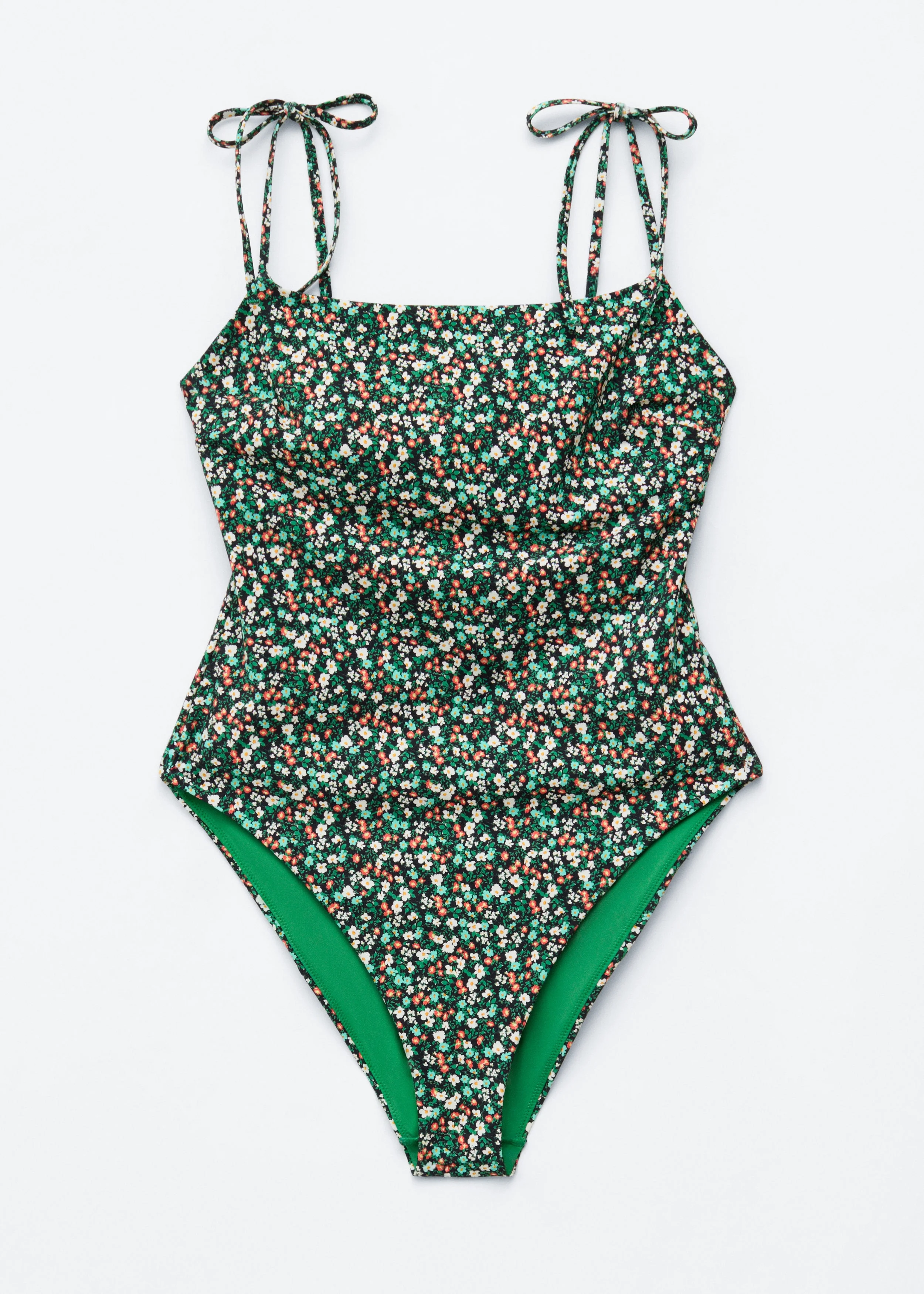 Tie-Strap Swimsuit - 1