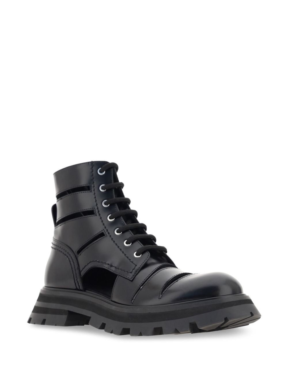 Wander cut-out combat boots - 2